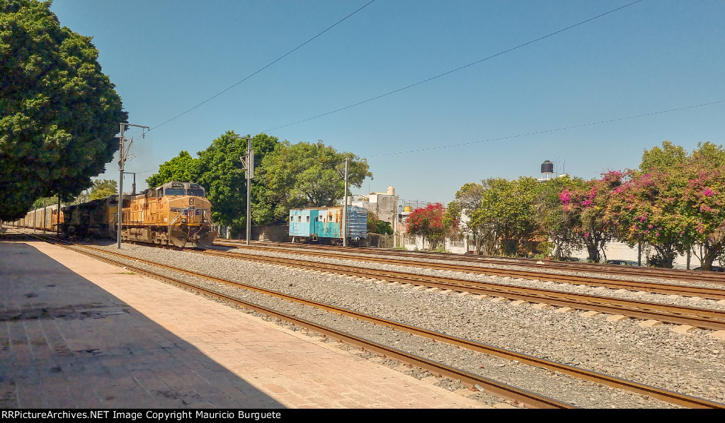 UP & CSX Locomotives leading a train